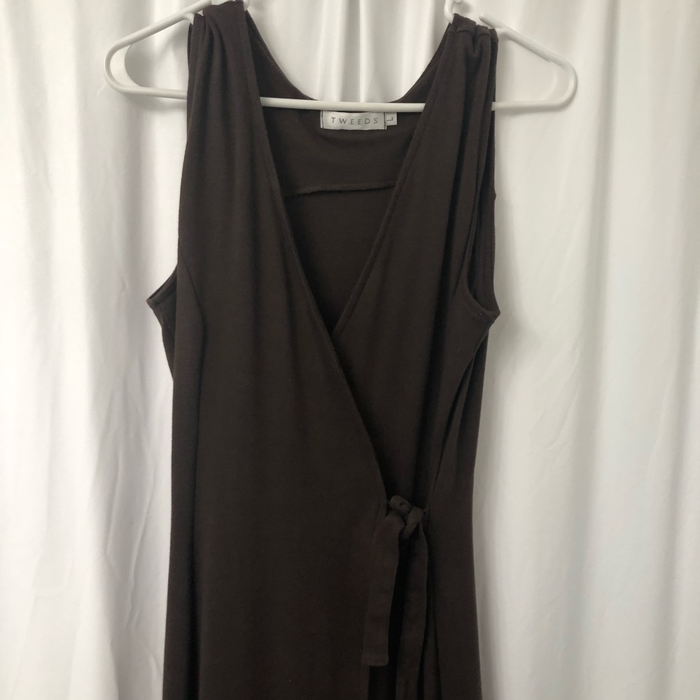 TWEEDS wrap dress (maxi) - Picture 1 of 7